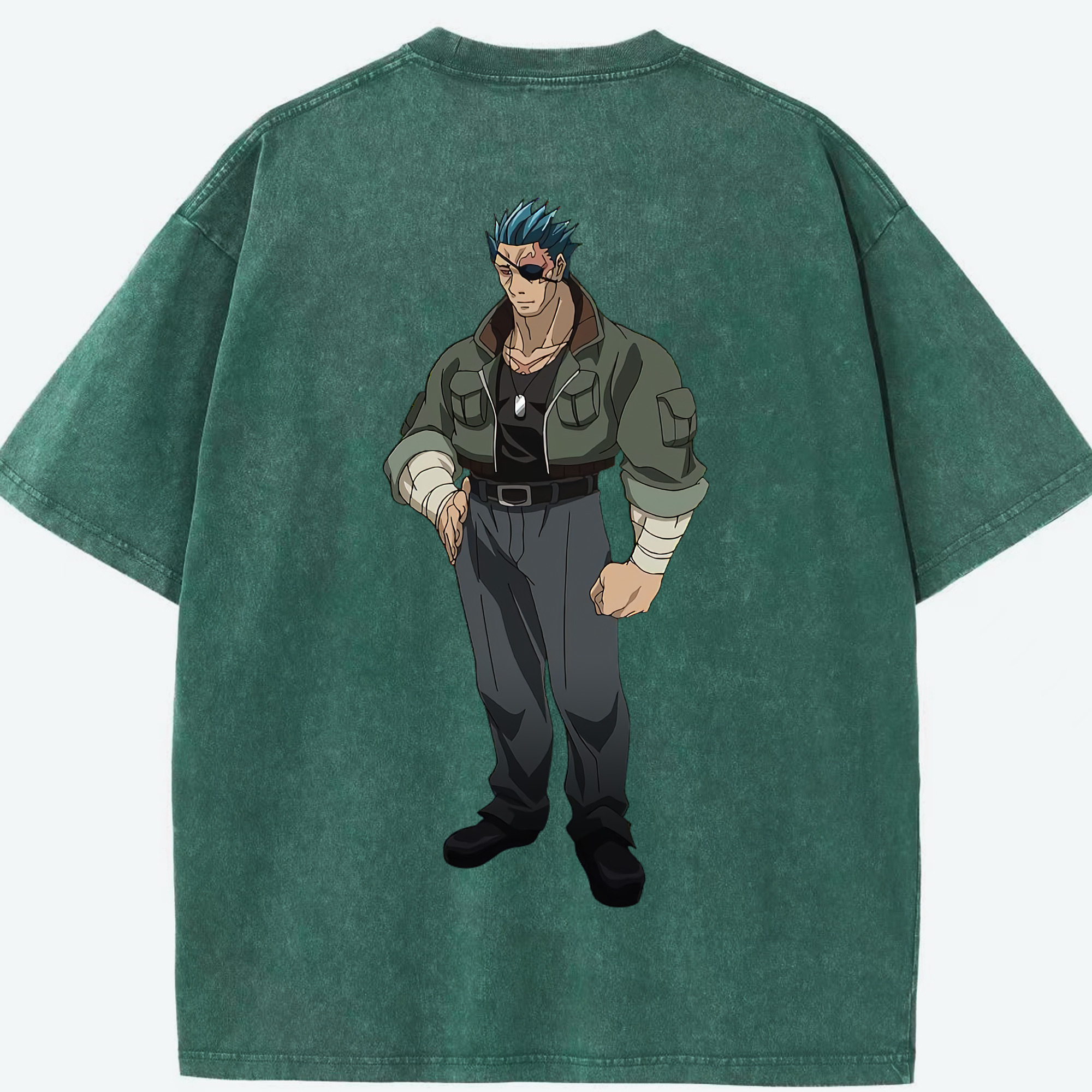 （画像用） 遊☆戯☆王 Yu-Gi-Oh! 綿100% ヴィンテージ風 半袖Tシャツ（背面プリント）